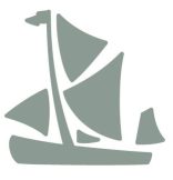 Sailors' Path stylised sailing barge logo